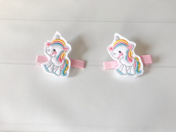 Unicorn Hair Barrette Set - The Enchanted Magnolia