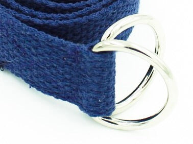 Navy Blue Kids School Uniform Webbing D-Ring Belt I The Enchanted Magnolia