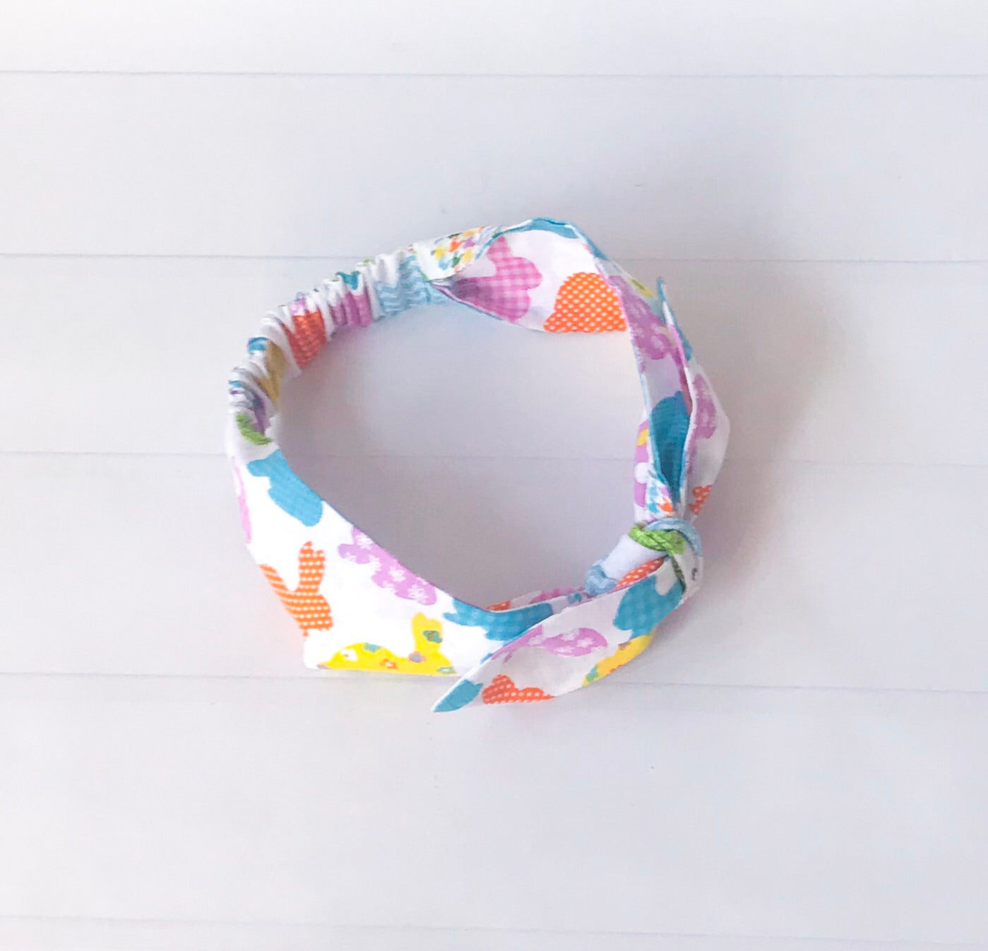 Easter Bunny Top Knot Headband Set I The Enchanted Magnolia