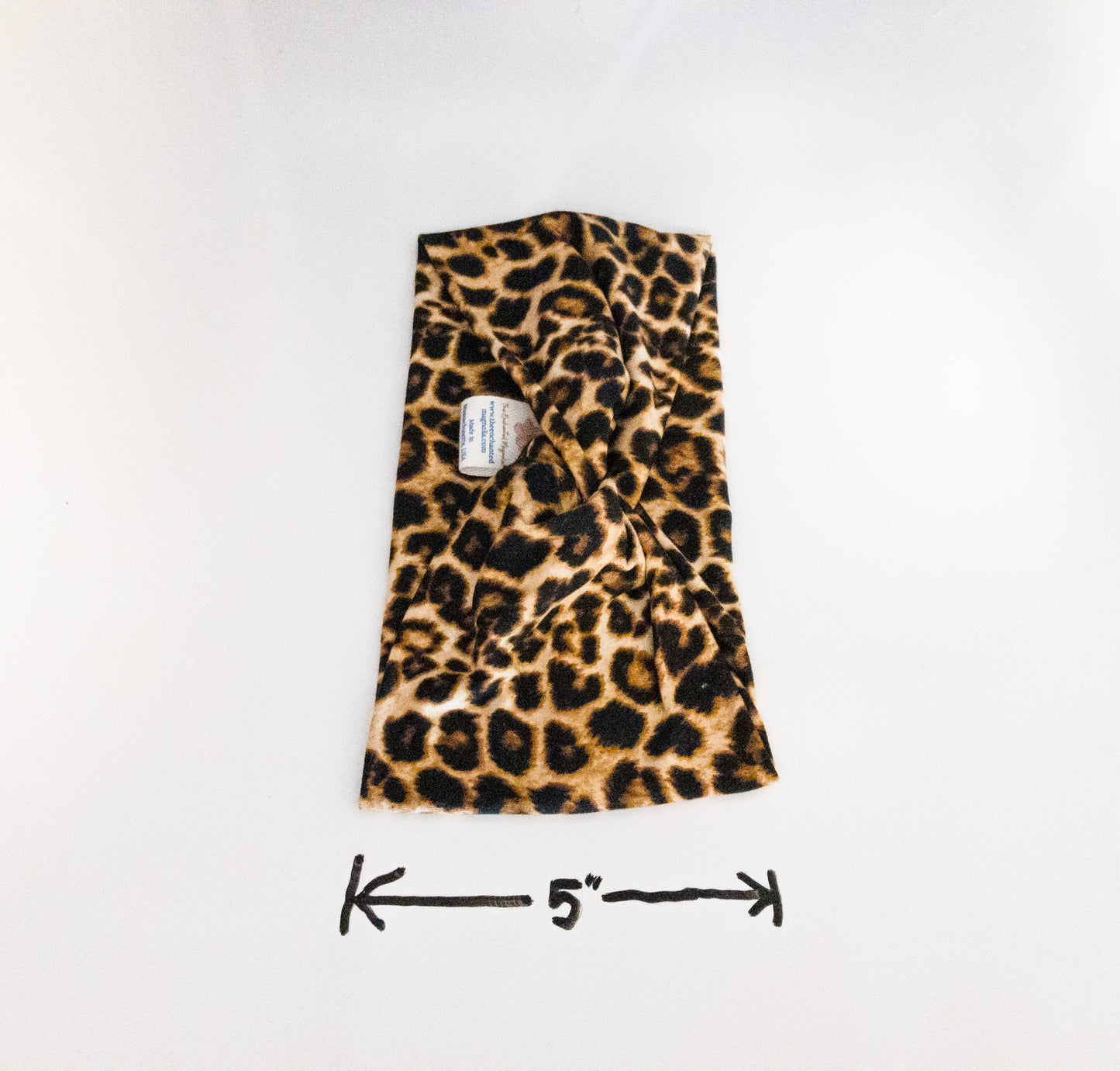 Cheetah Animal Print Knotted Headband I The Enchanted Magnolia