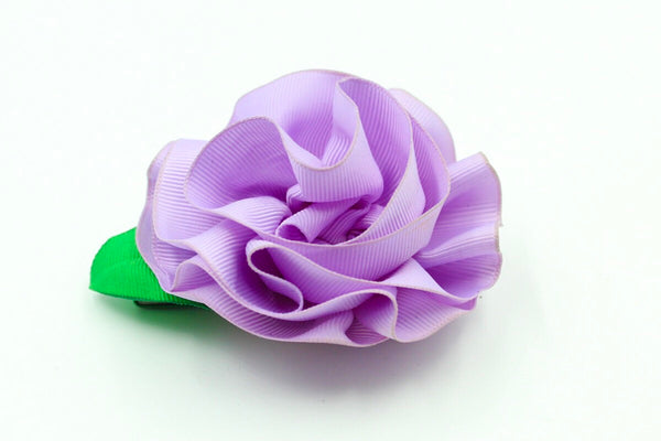 Ribbon Flower Hair Clip for Girls