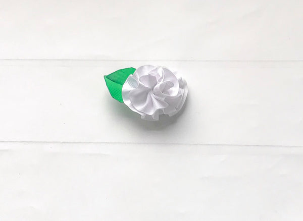 Girls Ribbon Flower Hair Clip Set
